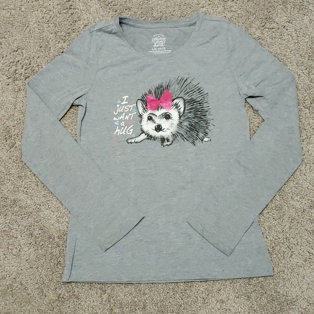 🦔❤Girl's Hedgehog Top